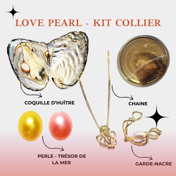 Kit Collier Perle DIY - Surprise Romantique